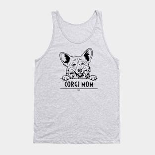 Corgi Mom Illustration Tank Top